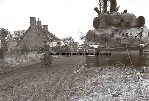 Tank at Ruaray Farm 27th of June 1944